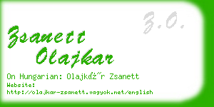 zsanett olajkar business card